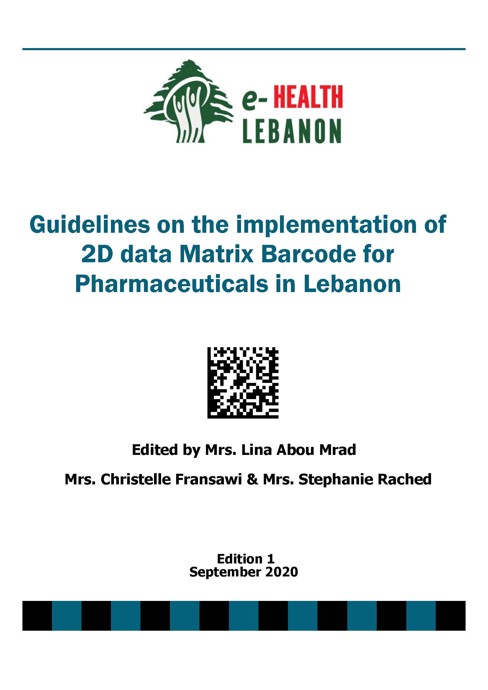Guidelines-Implementation of the 2D BarCode on Pharmaceuticals